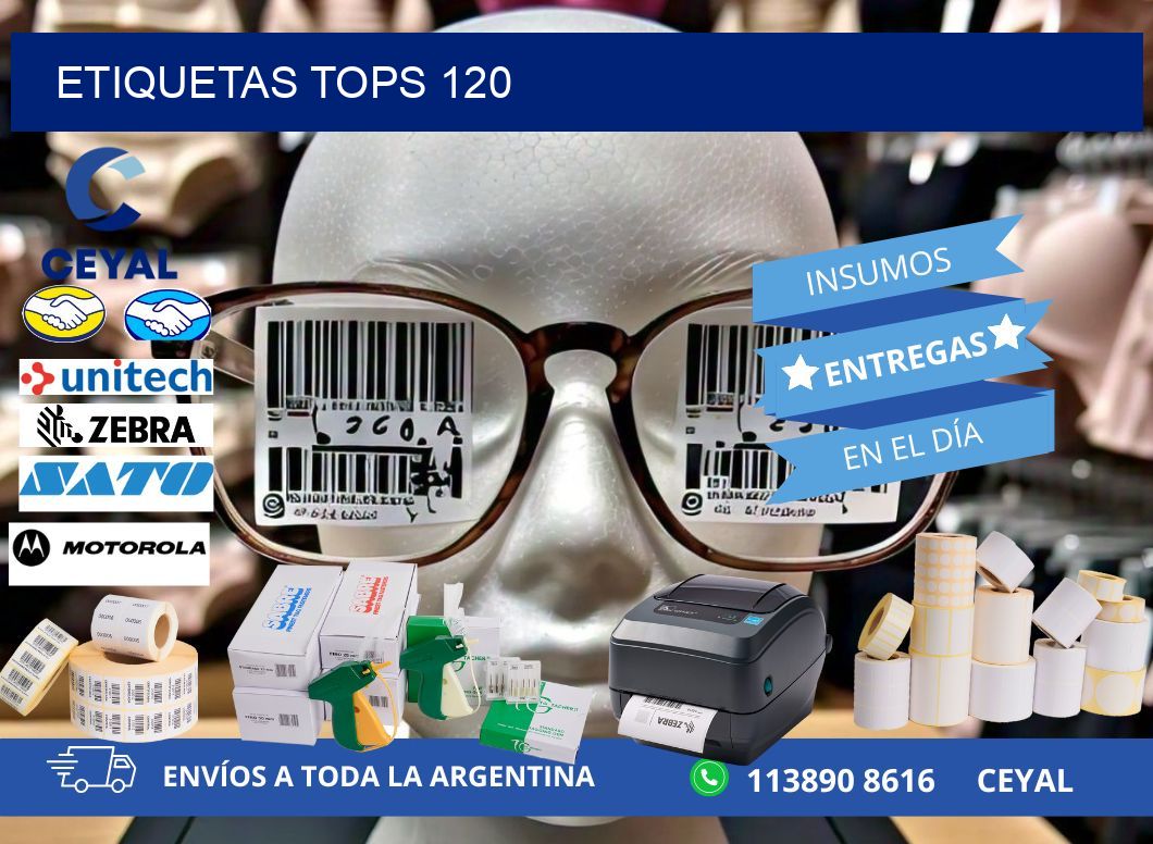 ETIQUETAS TOPS 120
