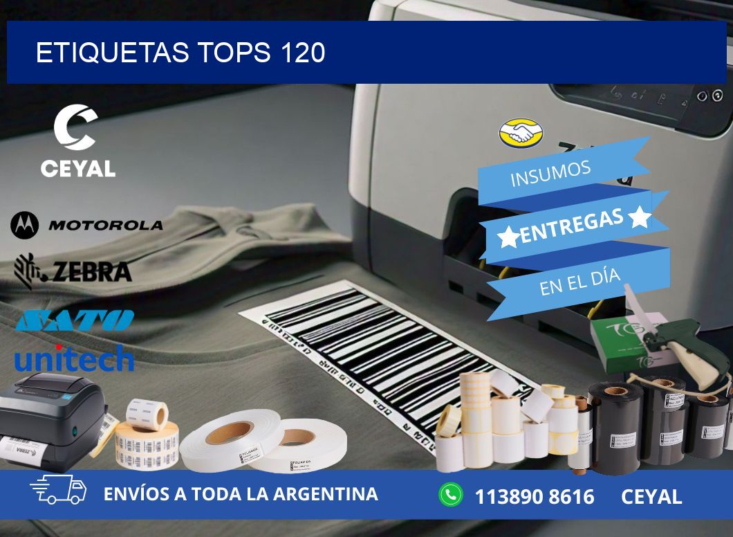 ETIQUETAS TOPS 120