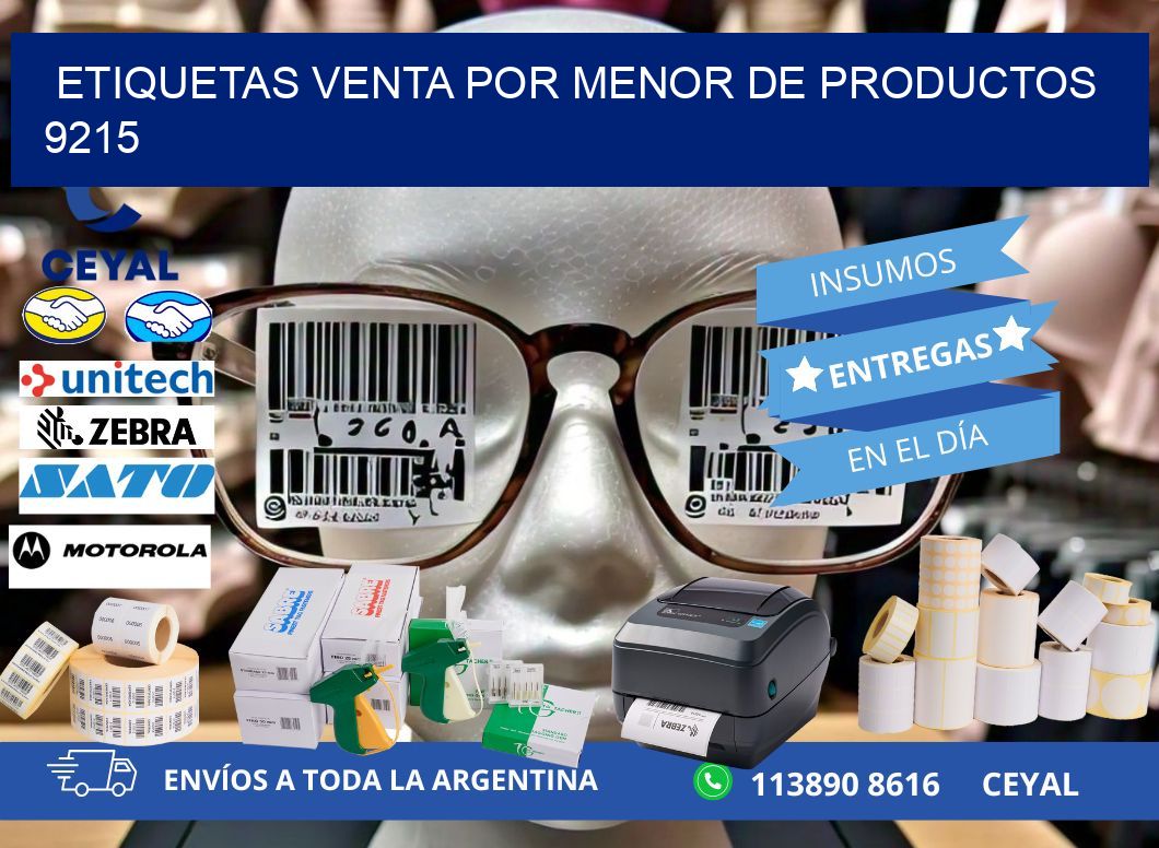 ETIQUETAS VENTA POR MENOR DE PRODUCTOS 9215