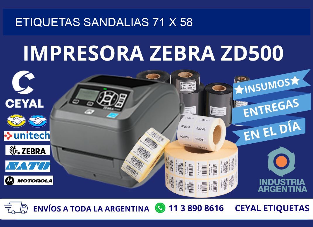 ETIQUETAS SANDALIAS 71 x 58