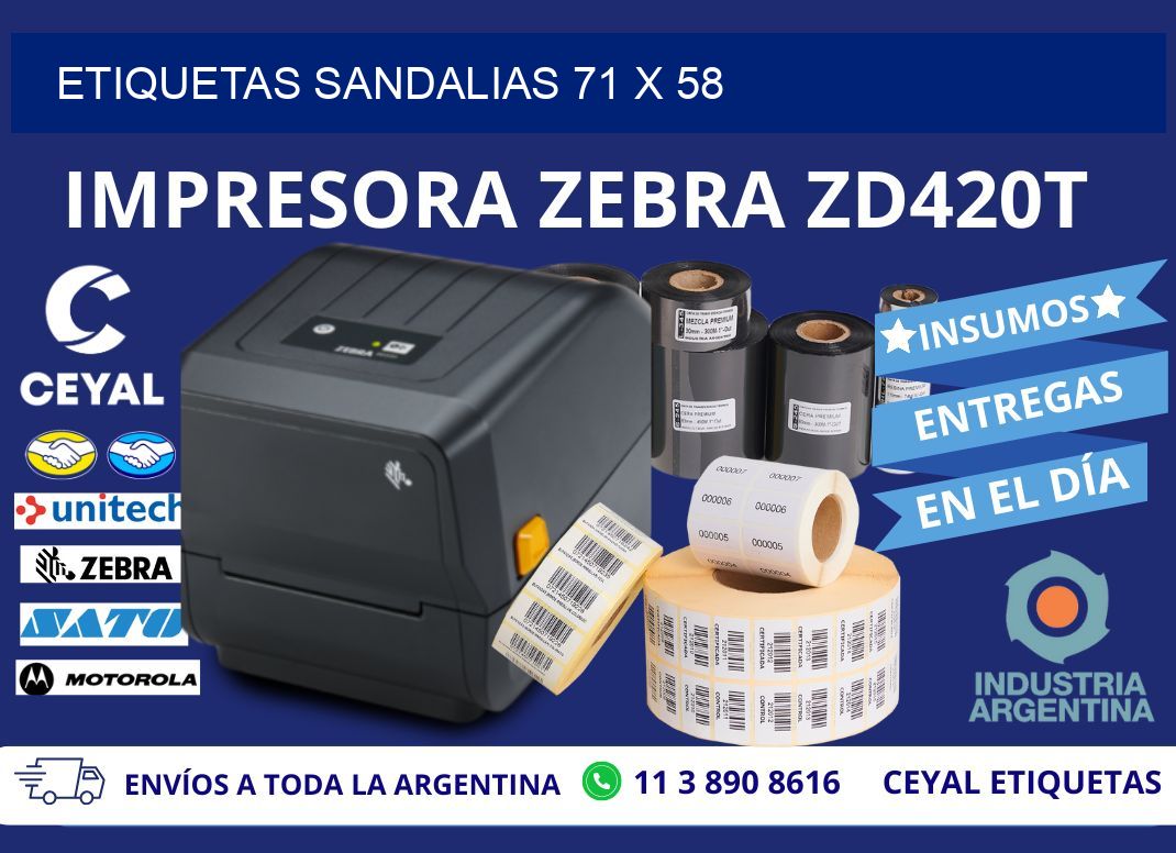 ETIQUETAS SANDALIAS 71 x 58