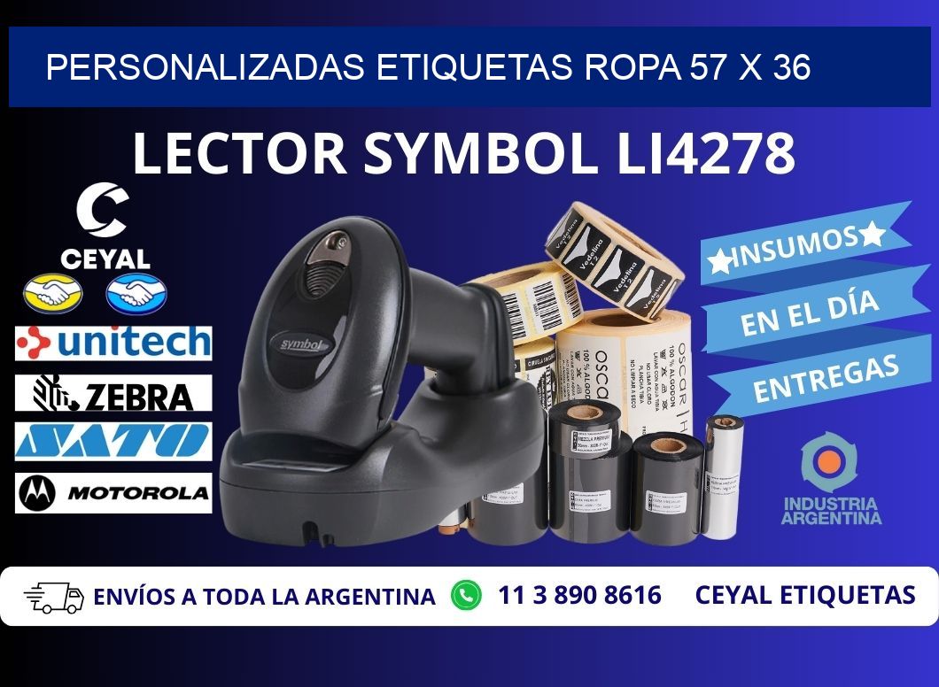 PERSONALIZADAS ETIQUETAS ROPA 57 x 36
