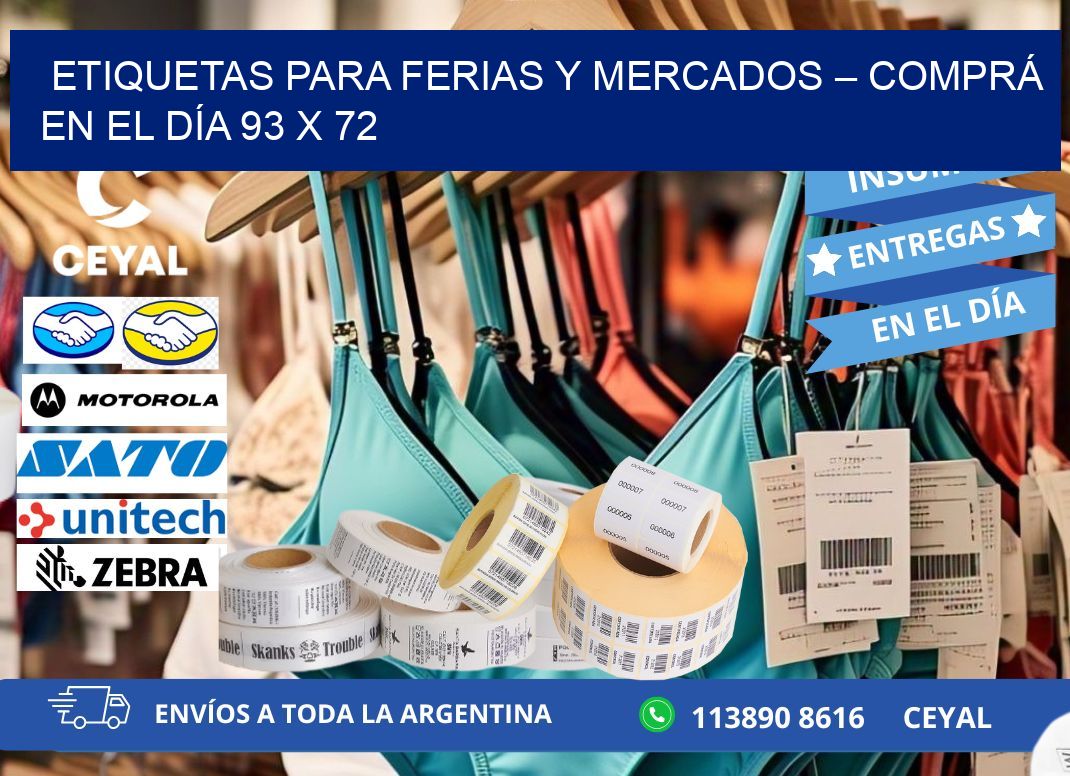 ETIQUETAS PARA FERIAS Y MERCADOS – COMPRÁ EN EL DÍA 93 x 72