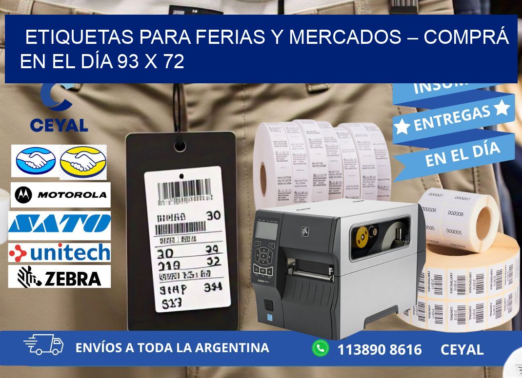 ETIQUETAS PARA FERIAS Y MERCADOS – COMPRÁ EN EL DÍA 93 x 72