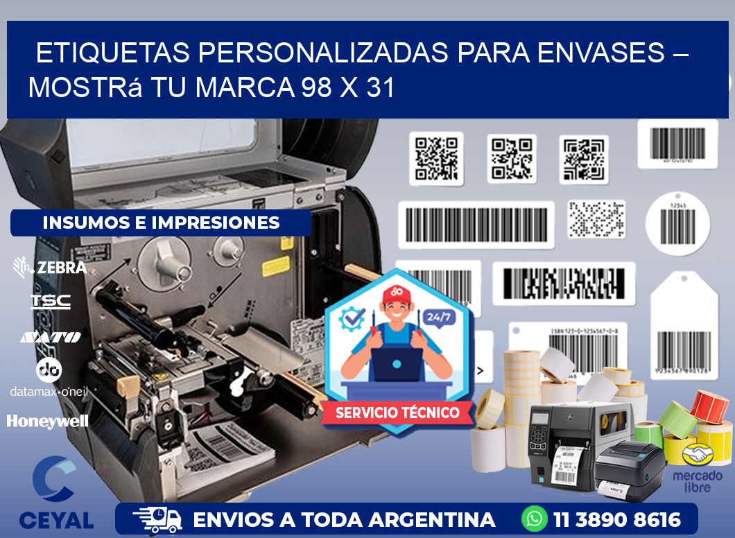Etiquetas Personalizadas para Envases – Mostrá Tu Marca 98 x 31