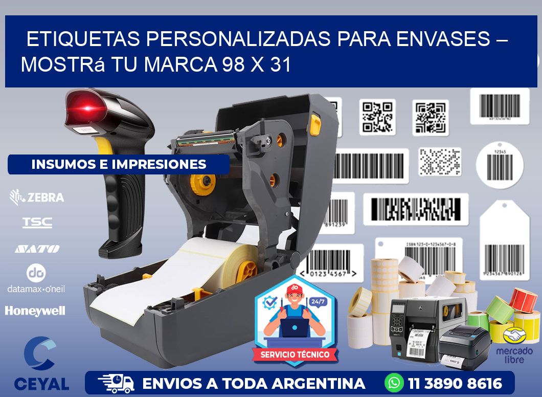 Etiquetas Personalizadas para Envases – Mostrá Tu Marca 98 x 31