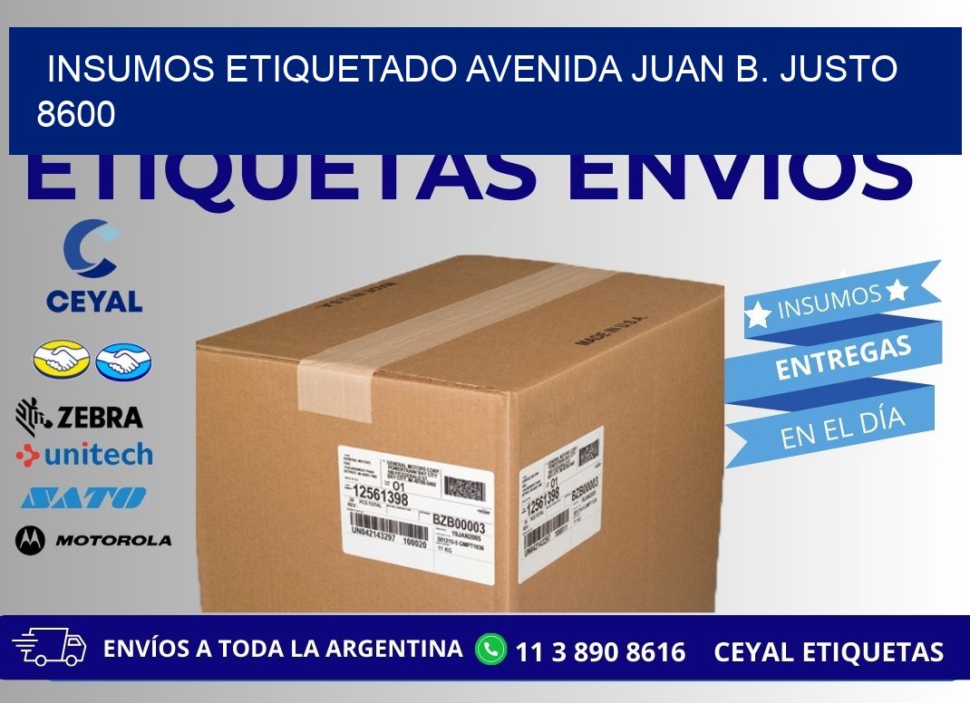INSUMOS ETIQUETADO Avenida Juan B. Justo 8600