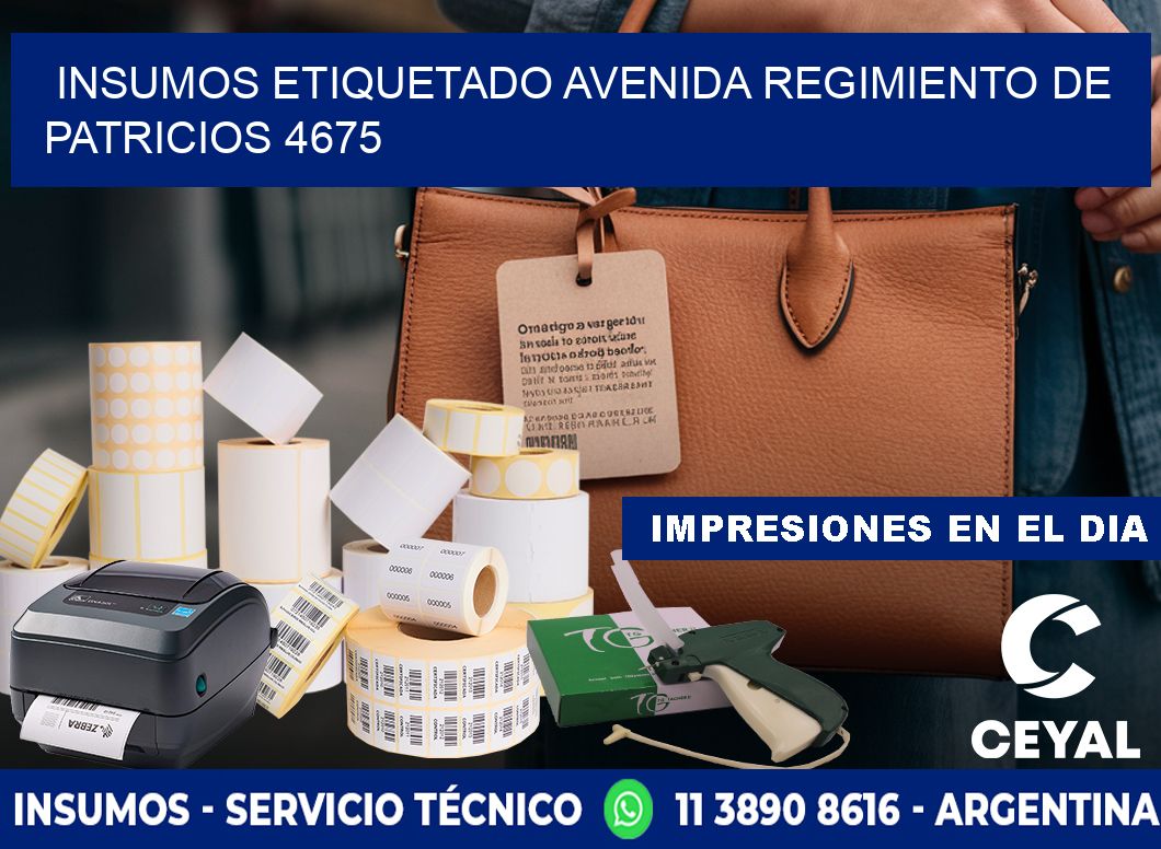 INSUMOS ETIQUETADO Avenida Regimiento de Patricios 4675