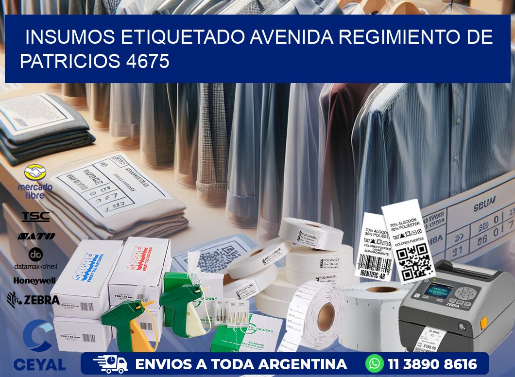 INSUMOS ETIQUETADO Avenida Regimiento de Patricios 4675