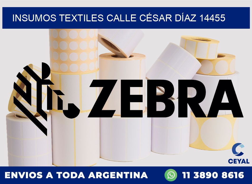 INSUMOS TEXTILES CALLE CÉSAR DÍAZ 14455