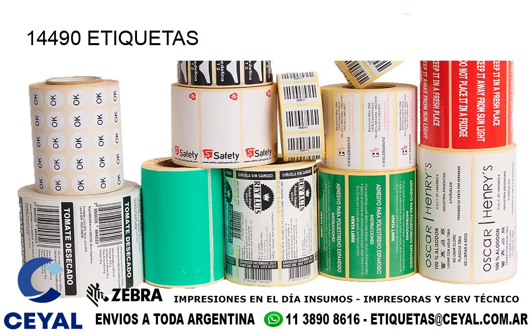 14490 ETIQUETAS