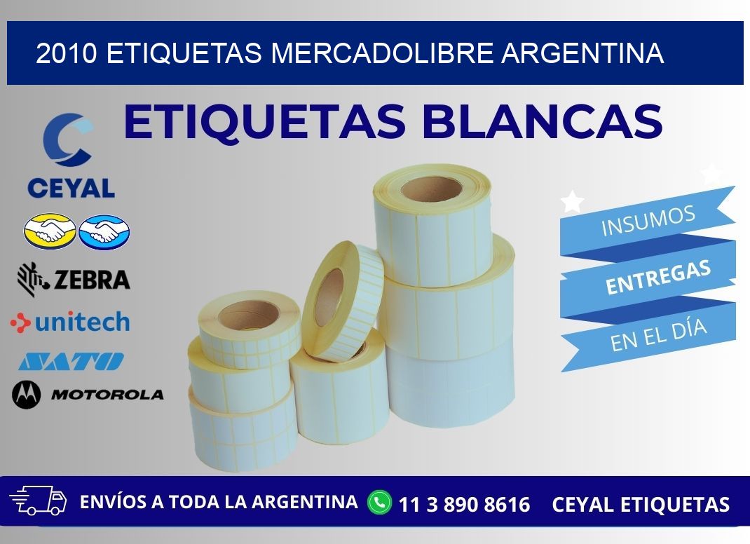 2010 ETIQUETAS MERCADOLIBRE ARGENTINA