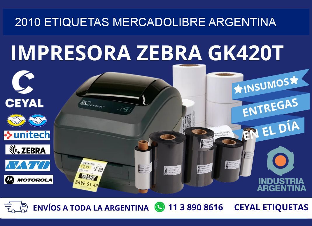 2010 ETIQUETAS MERCADOLIBRE ARGENTINA