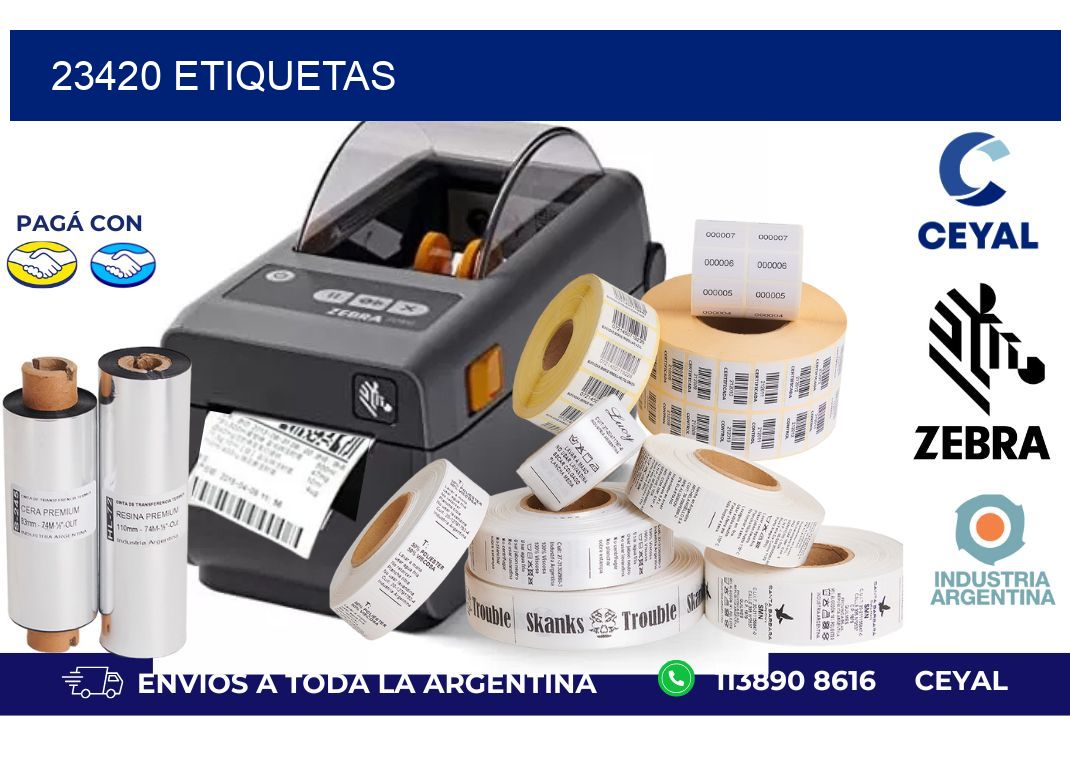 23420 ETIQUETAS