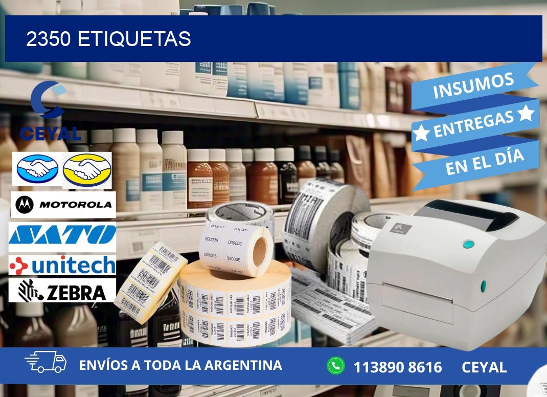 2350 ETIQUETAS
