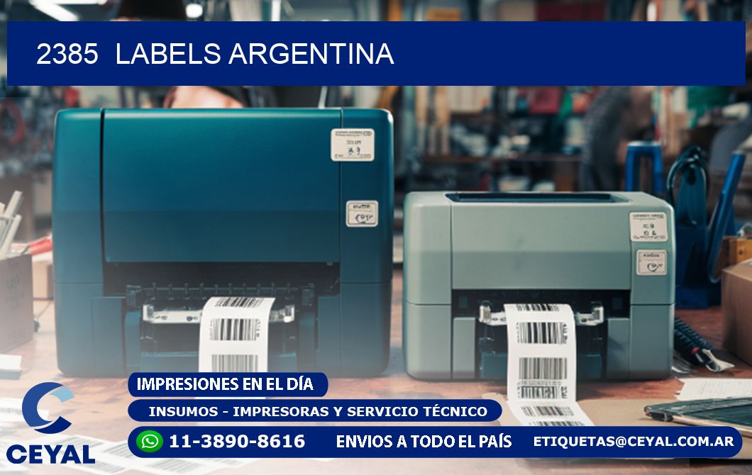2385  Labels Argentina