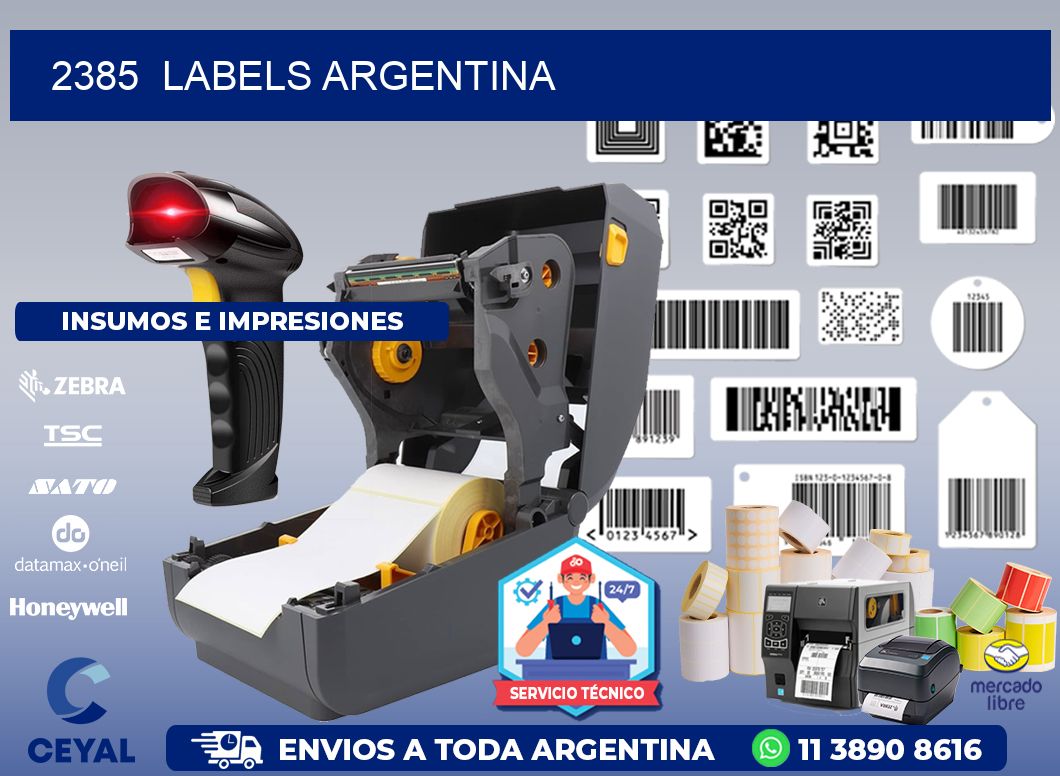 2385  Labels Argentina