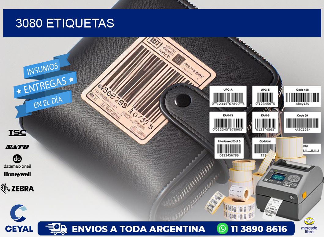 3080 ETIQUETAS