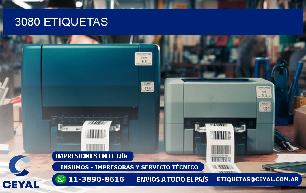 3080 ETIQUETAS