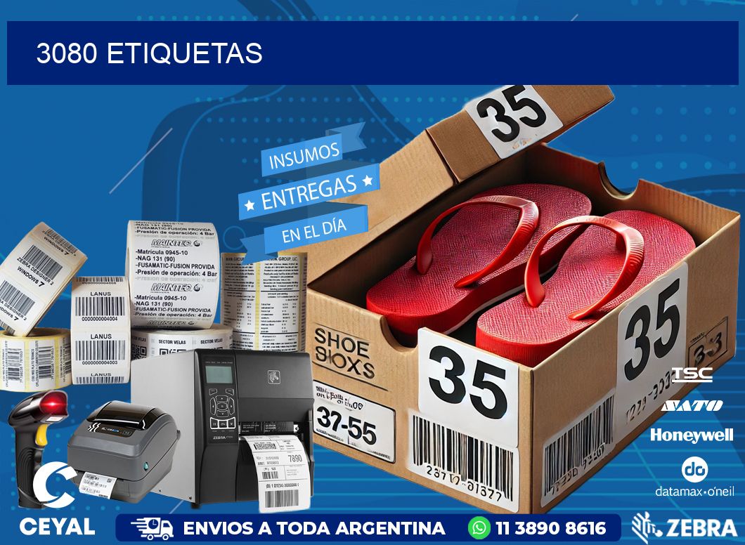 3080 ETIQUETAS