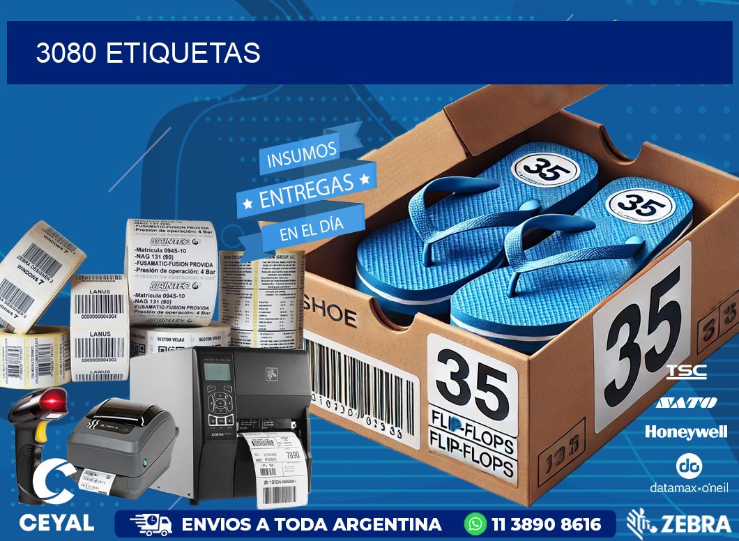 3080 ETIQUETAS