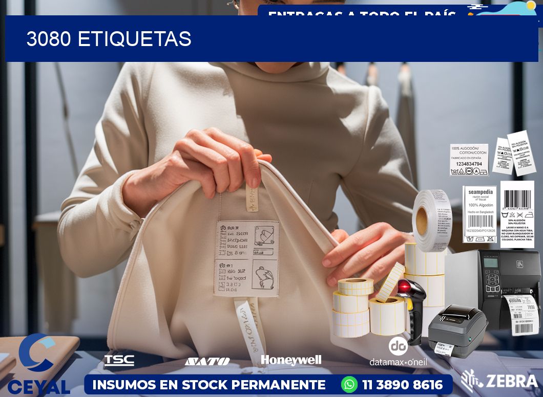 3080 ETIQUETAS