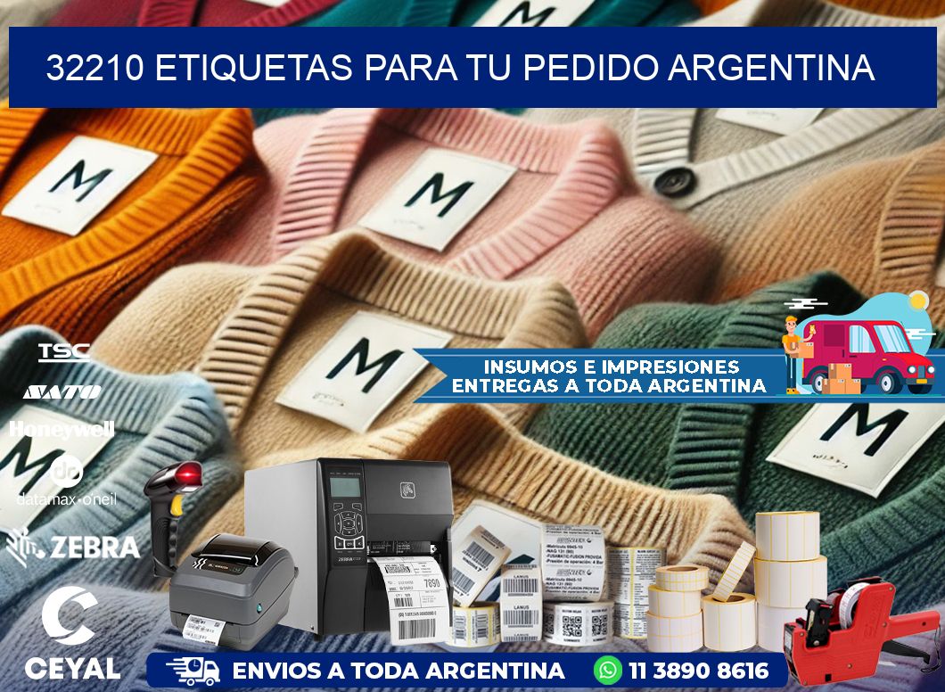 32210 ETIQUETAS PARA TU PEDIDO ARGENTINA