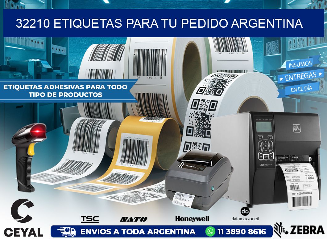 32210 ETIQUETAS PARA TU PEDIDO ARGENTINA
