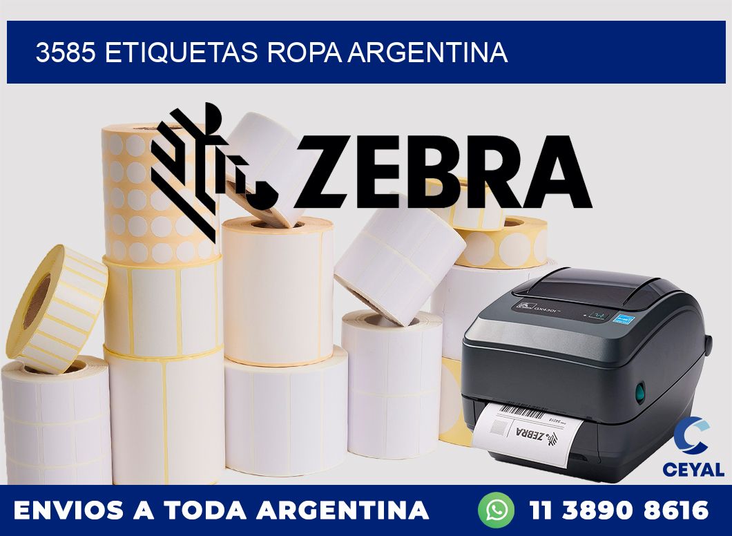 3585 ETIQUETAS ROPA ARGENTINA