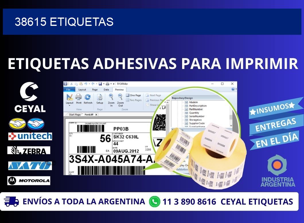 38615 ETIQUETAS