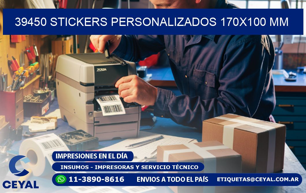 39450 STICKERS PERSONALIZADOS 170x100 mm