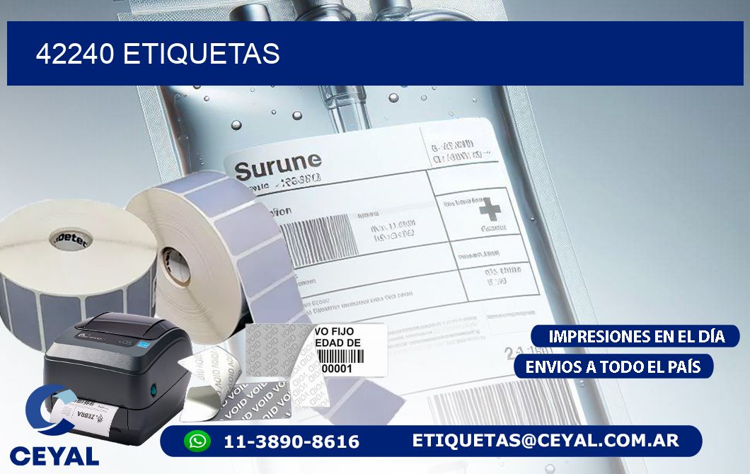 42240 ETIQUETAS