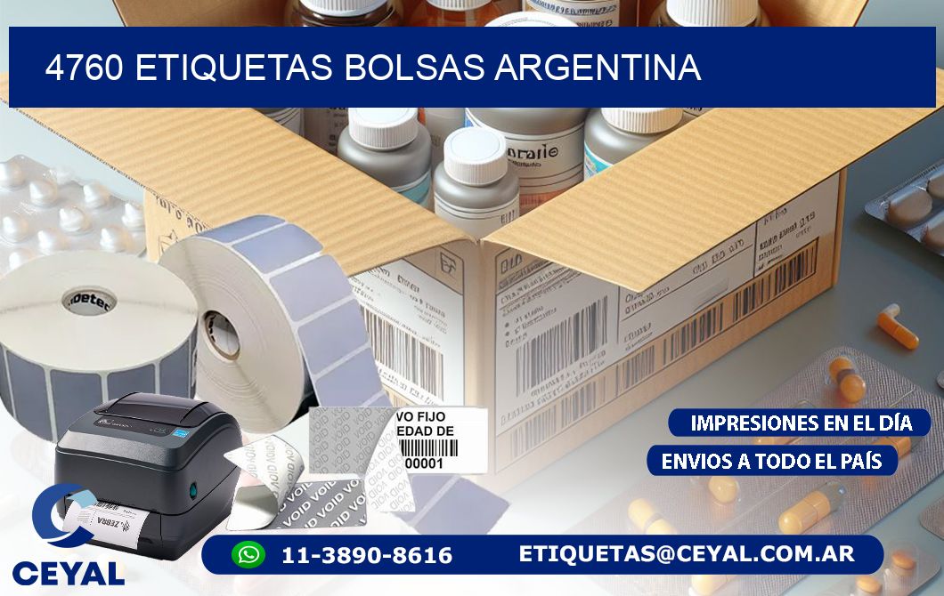 4760 ETIQUETAS BOLSAS ARGENTINA