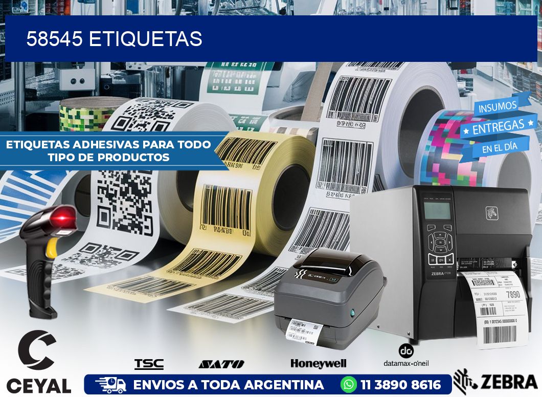 58545 ETIQUETAS