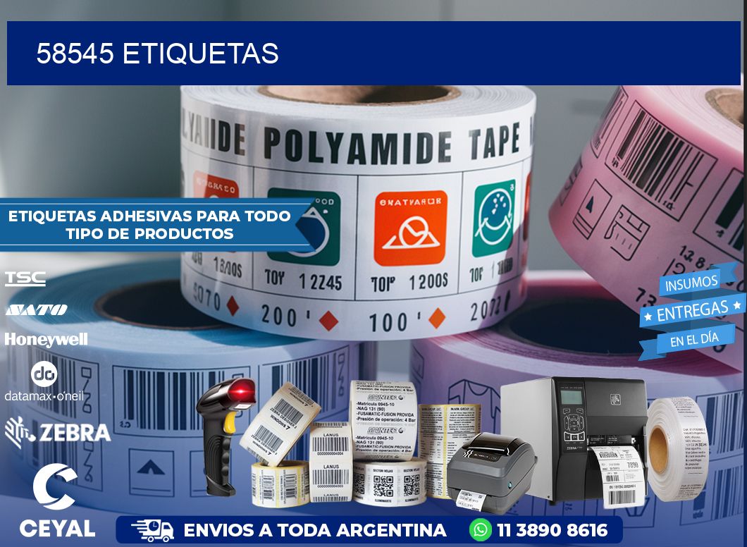 58545 ETIQUETAS