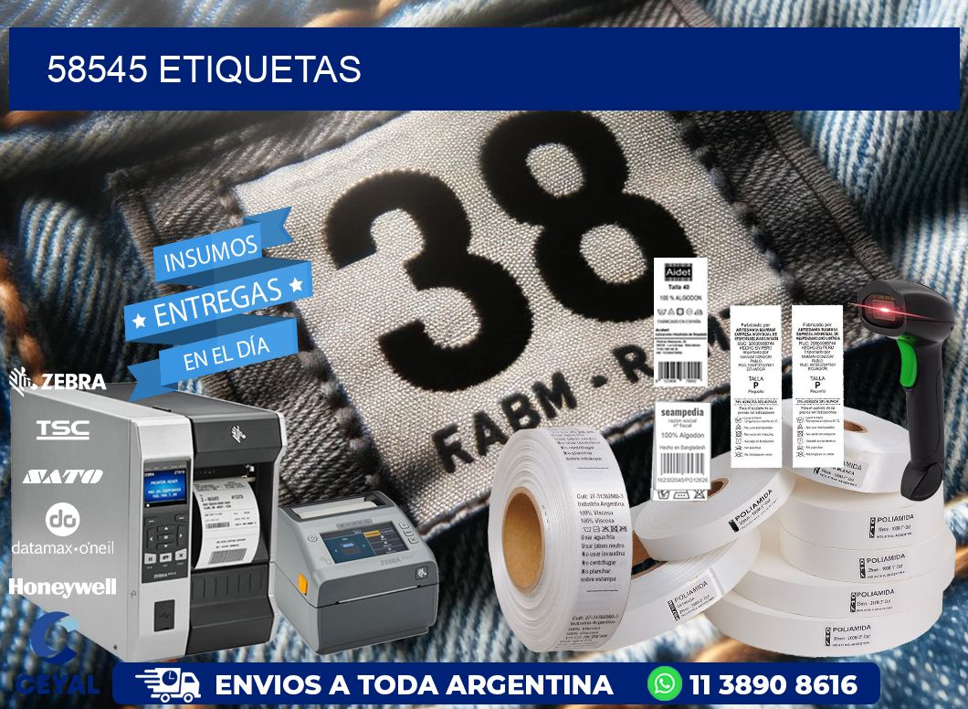 58545 ETIQUETAS