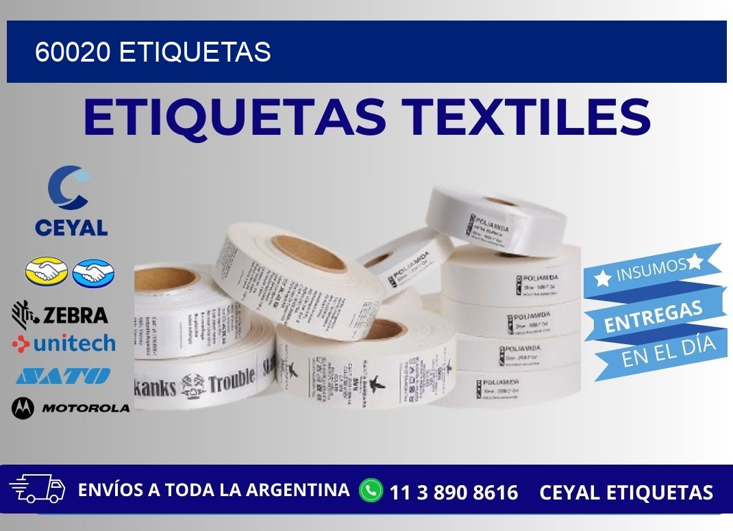 60020 ETIQUETAS