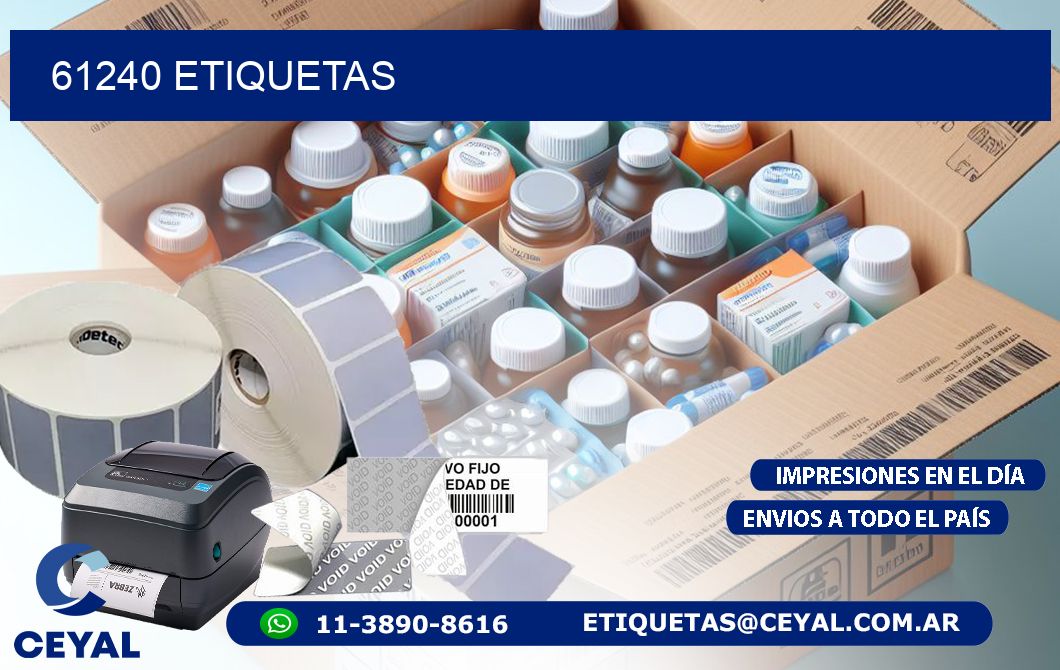 61240 ETIQUETAS