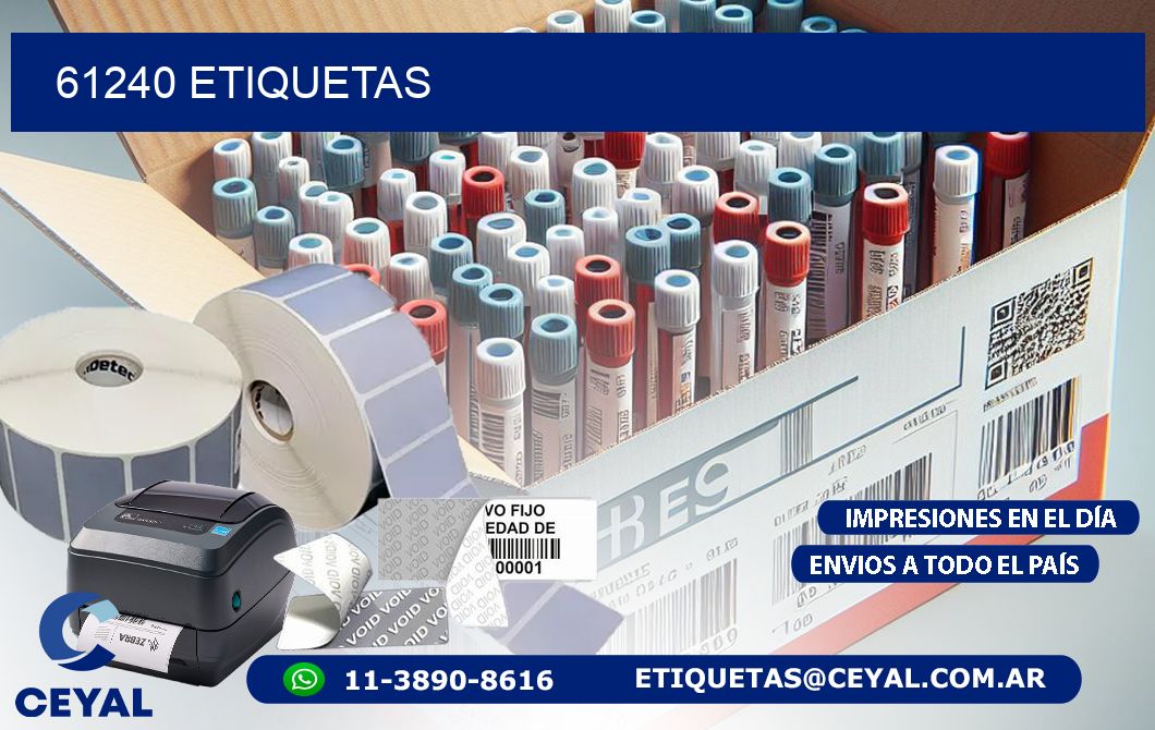 61240 ETIQUETAS