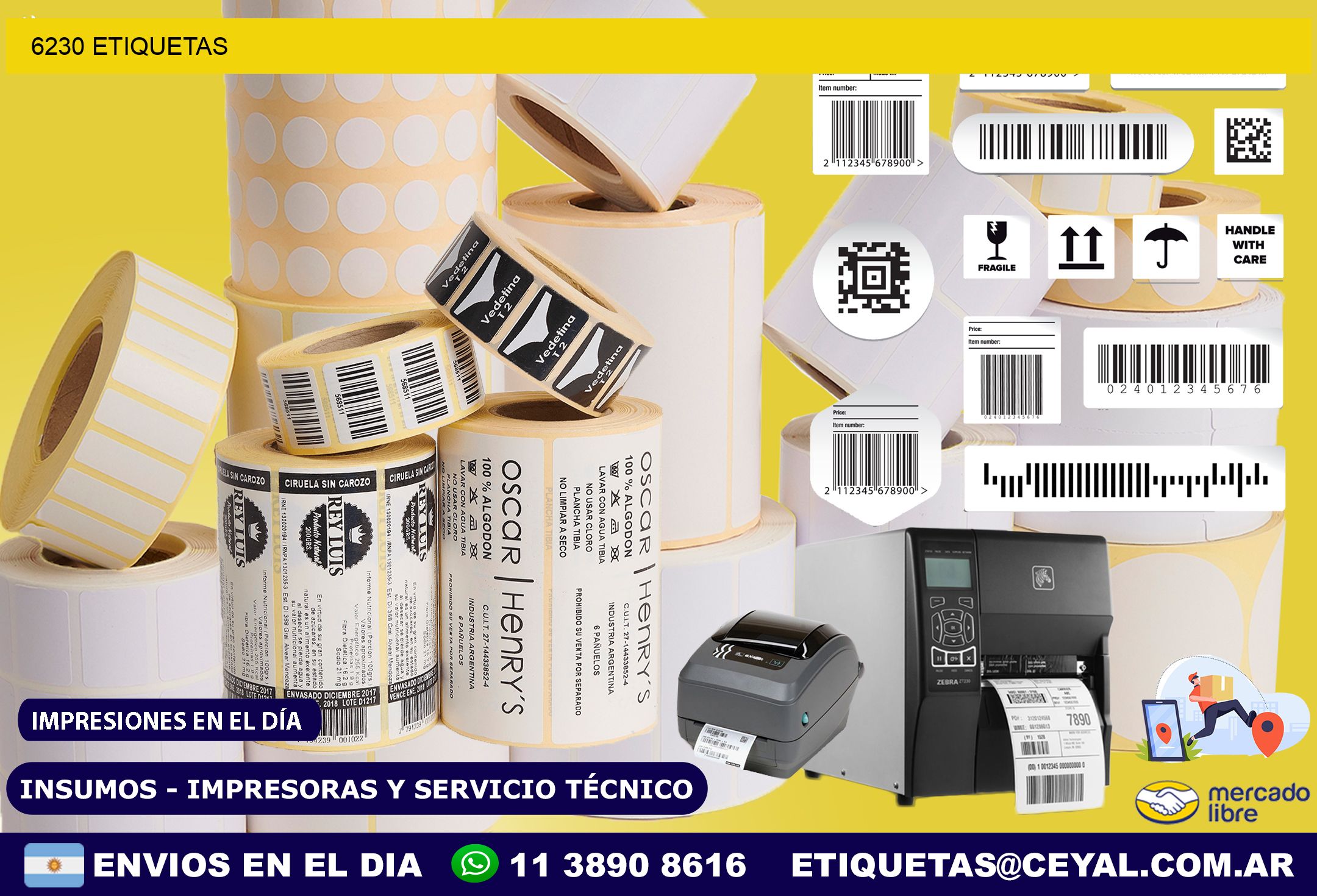6230 ETIQUETAS