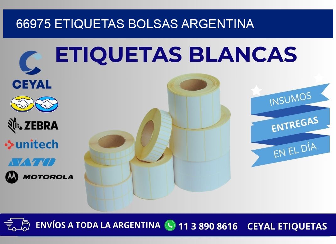 66975 ETIQUETAS BOLSAS ARGENTINA