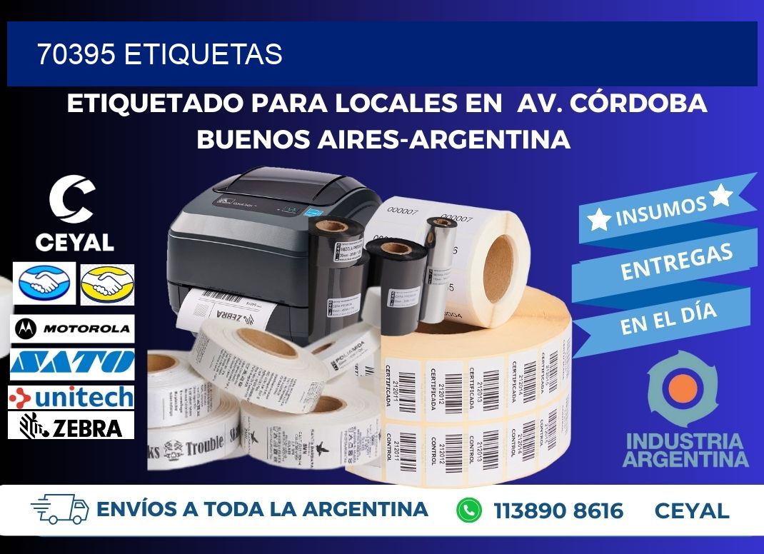 70395 ETIQUETAS