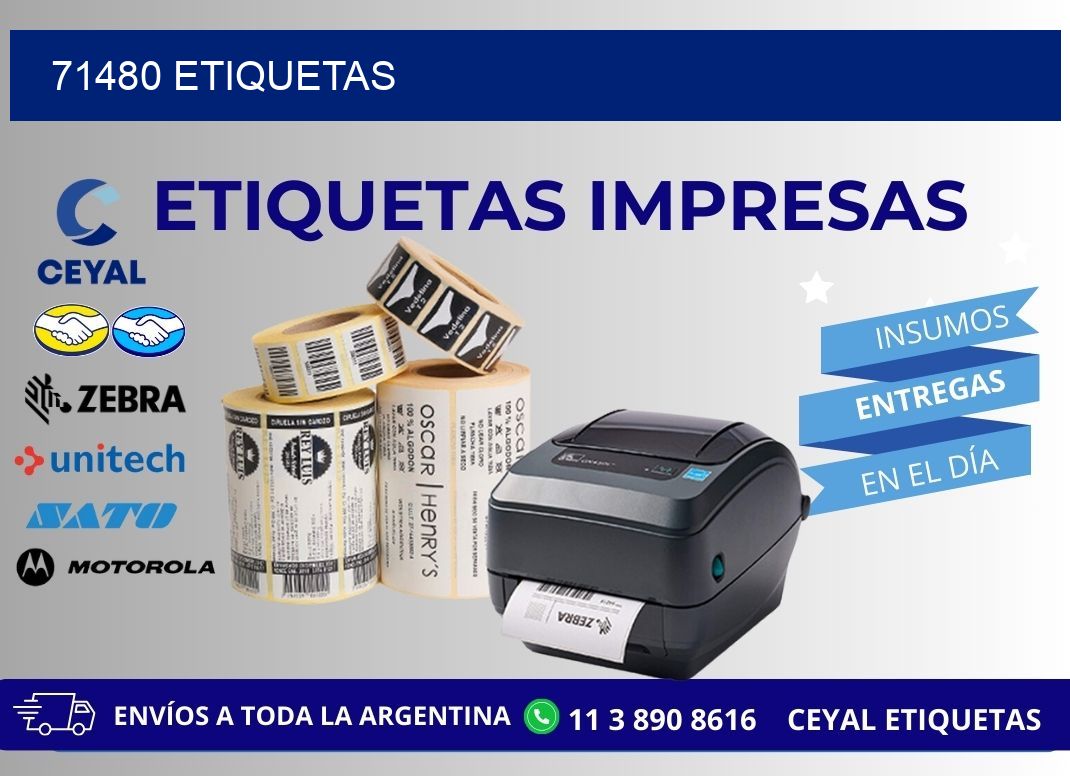 71480 ETIQUETAS