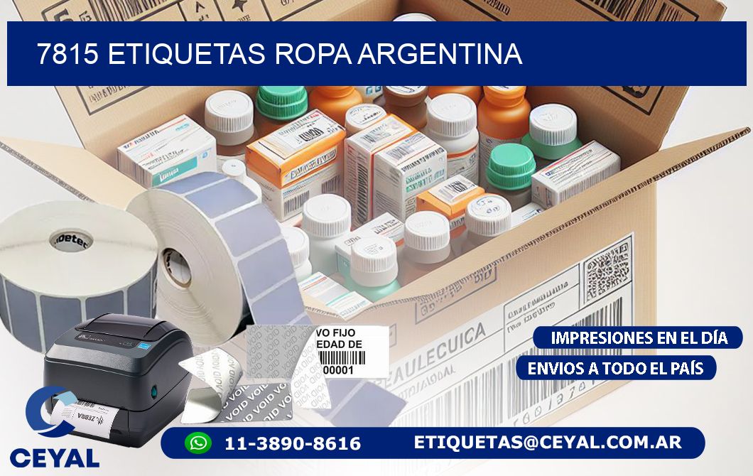 7815 ETIQUETAS ROPA ARGENTINA