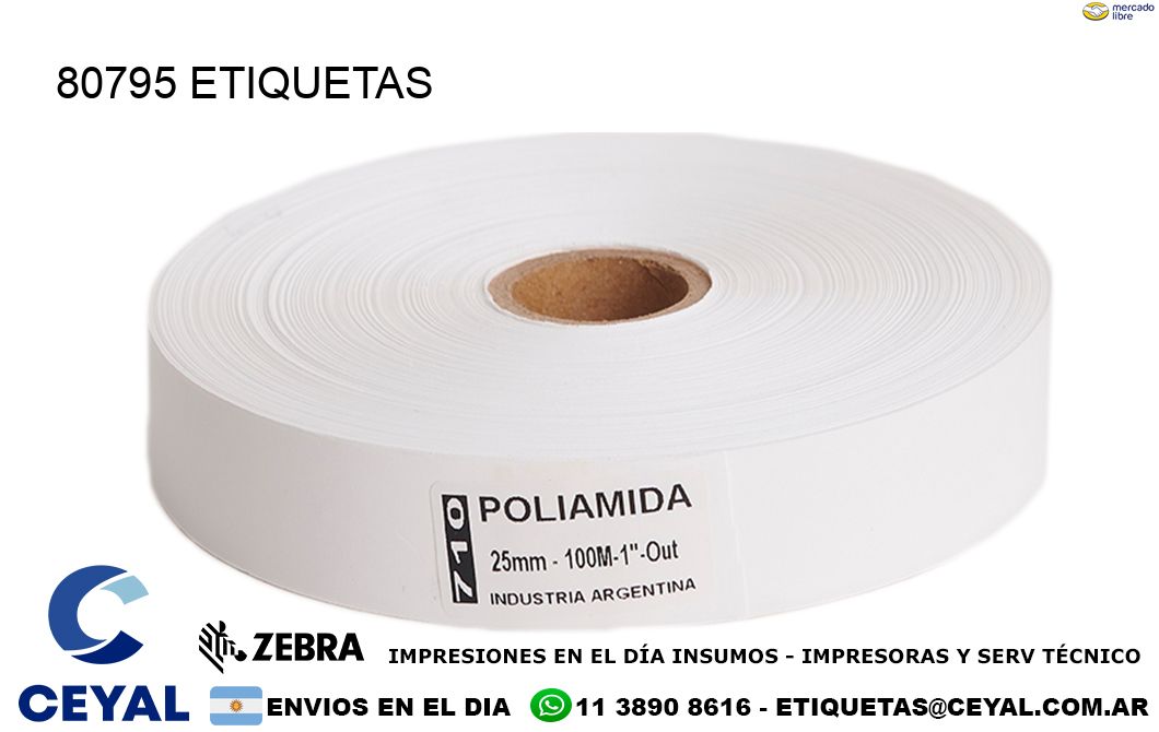 80795 ETIQUETAS