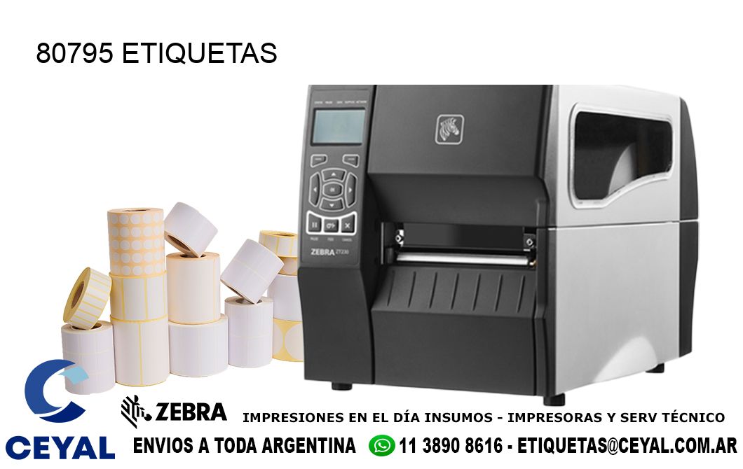 80795 ETIQUETAS