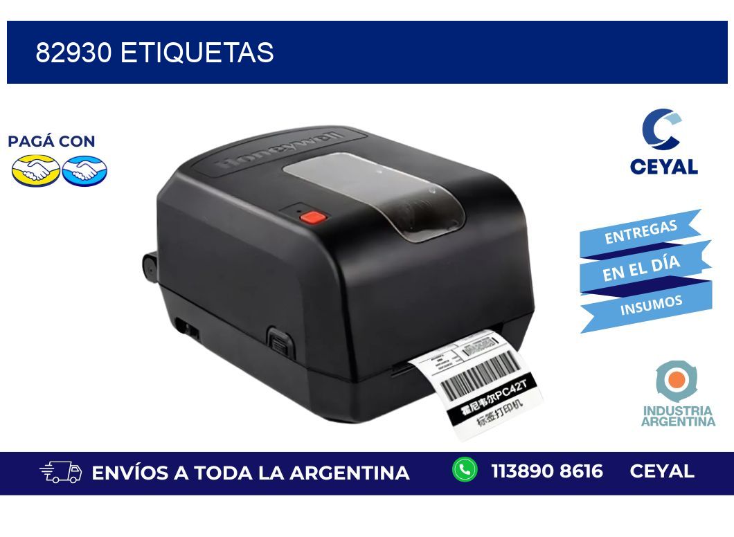 82930 ETIQUETAS