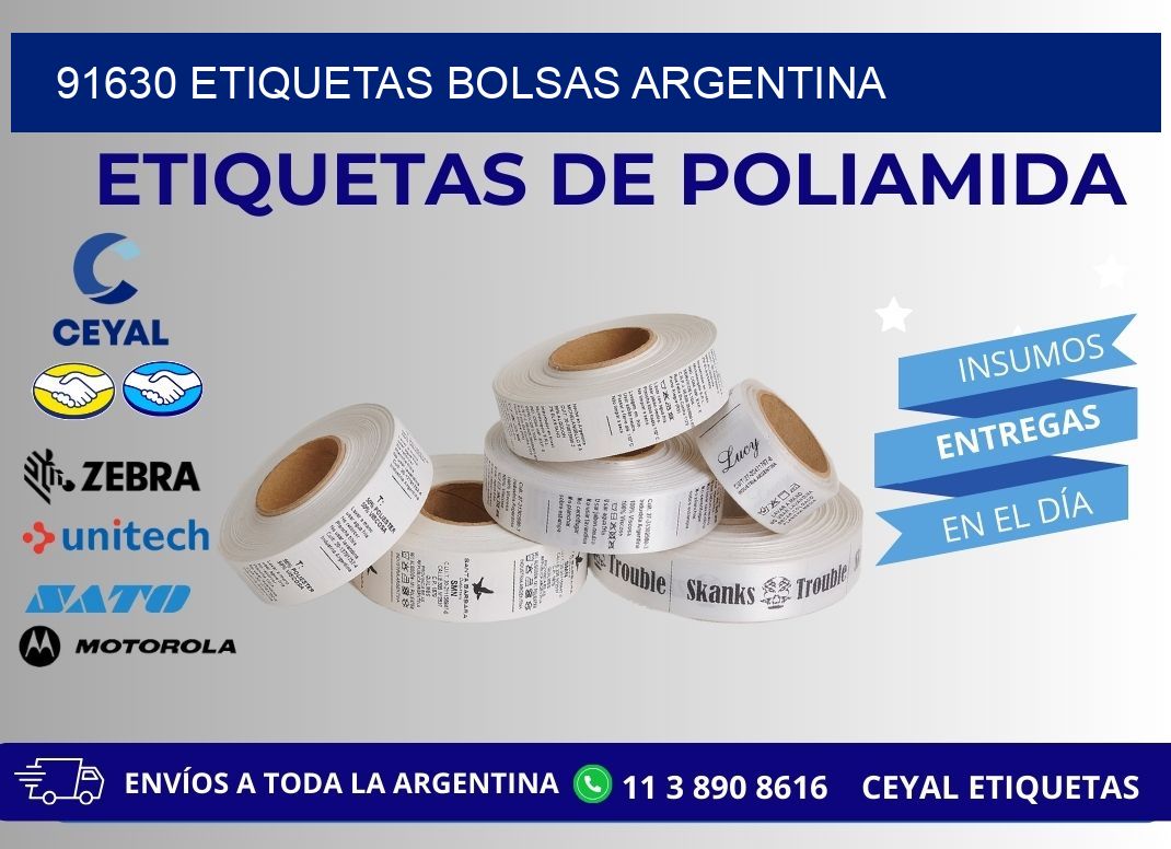 91630 ETIQUETAS BOLSAS ARGENTINA