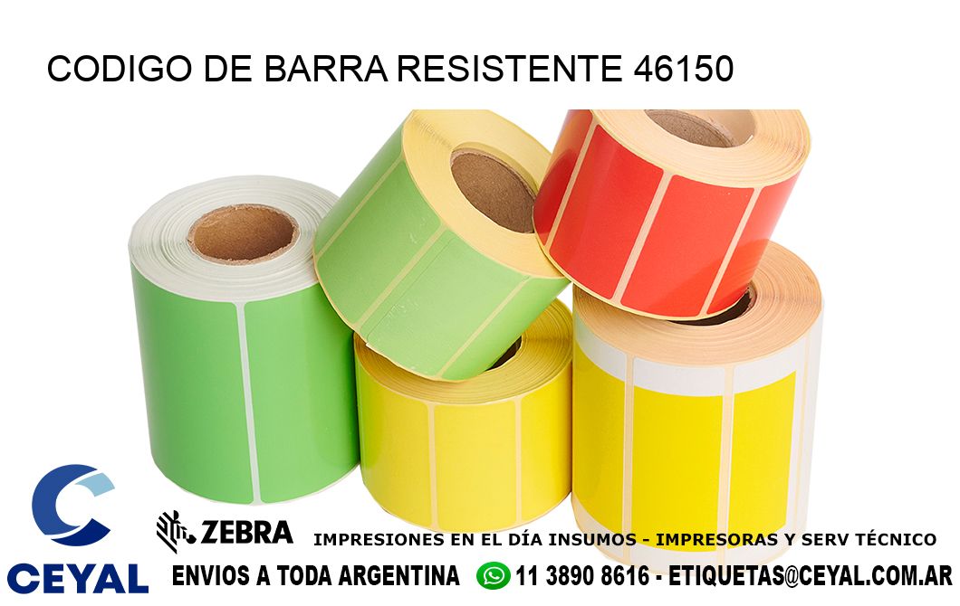 CODIGO DE BARRA RESISTENTE 46150