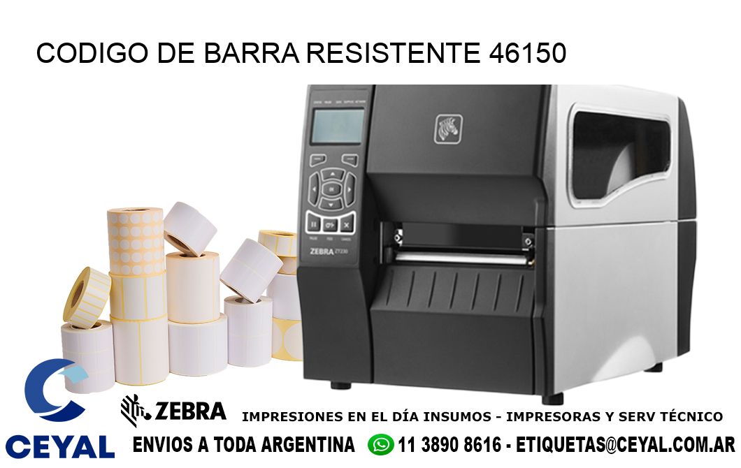 CODIGO DE BARRA RESISTENTE 46150